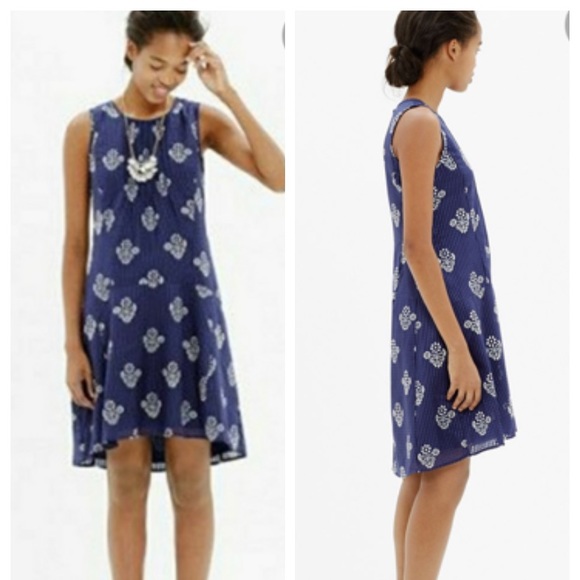 🔥🔥CLEARANCE🔥🔥 Madewell Flowerstamp Dress - Picture 1 of 6
